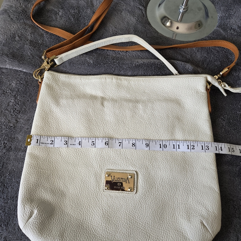 Valentina Italia Crossbody Bag  Off White - Picture 9 of 12